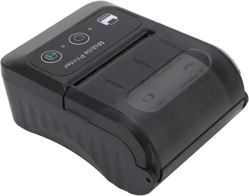 Vista 7 de Mini impresora térmica de código QR portátil de 2.283 in, impresora térmica de recibos USB, impresora térmica de recibos USB inalámbrica de 2