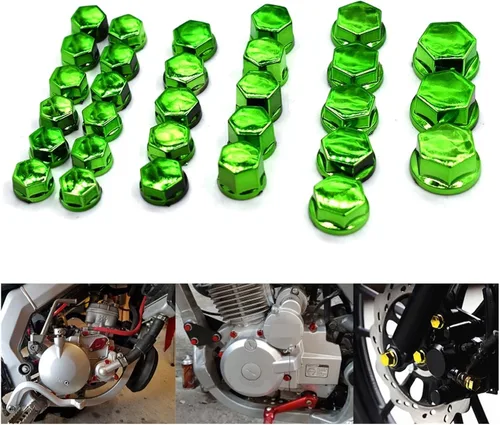 Vista 2 de LeosHi Tapón de rosca decorativo universal de 30 piezas compatible con Z250 Z300 Z650 Z750 Z800 Z900 Z1000 ER-6F ER6N (Tamaño : negro)