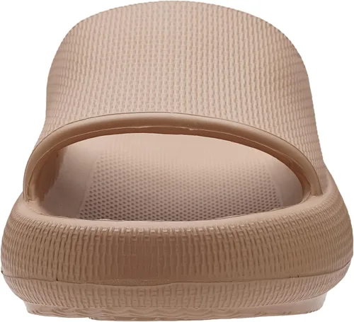 Vista 2 de WHITIN Pantuflas acolchadas para mujer antideslizantes Sandalias de baño acolchadas con suela gruesa Sandalias de baño de secado rápido