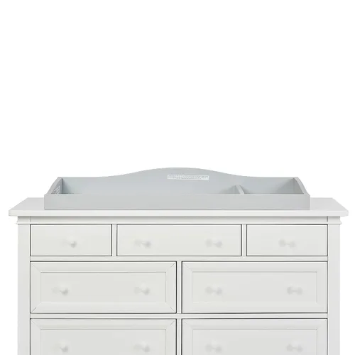 Vista 2 de Evolur Universal Collection - Bandeja cambiadora, elegante, duradera en Akoya Grey Pearl