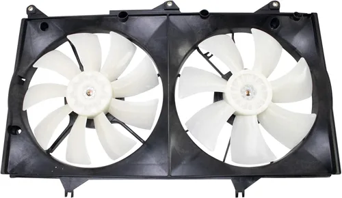 Vista 77 de Conjunto de ventilador de refrigeración dual del radiador TRQ Para Toyota Avalon 2013-2018 Camry 2012-2017 TO3115173