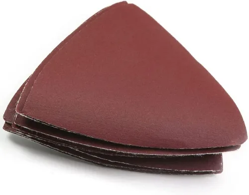 Vista 7 de Utoolmart Papel de lija para detalles, papel de lija triangular, almohadillas de lijado de gancho y bucle, multiherramienta oscilante triangular, 40
