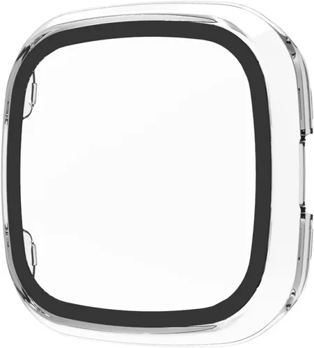 Vista 5 de Carcasa de marco para reloj inteligente, película de vidrio templado, cubierta dura compatible con Dido G28, protector de pantalla a prueba