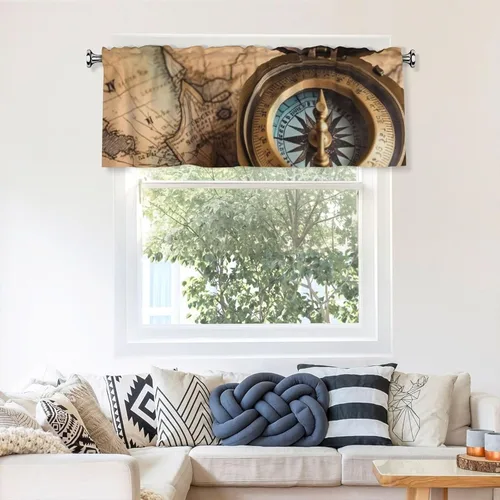 Vista 12 de Valances for Windows Kitchen Valance Curtains 54 x 18 Inch Flowers and Rooster Curtain Valance Rod Pocket Window Valances Blocking Light Short