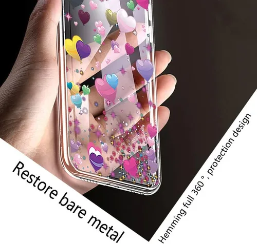 Vista 2 de Phone Case for Honor X7 (6.74"), 2 Pcs Shockproof Soft TPU Silicone Bumper Shell, [Ultra-Thin] [Anti-Yellowing] Back Cover for Honor X7 - Clear +