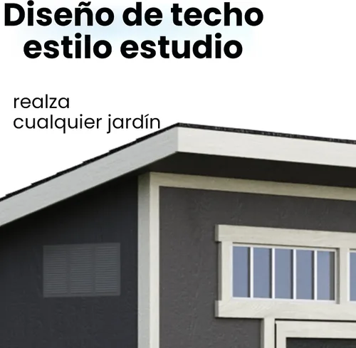 Vista 9 de Handy Home Products Olympia - Cobertizo de almacenamiento de madera de 10 x 7.5 pulgadas con kit de piso, no incluye pintura ni tejas para techos