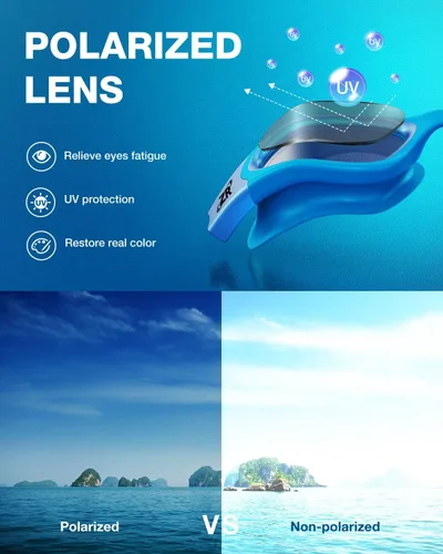 Vista 2 de ZIONOR G1 MAX - Gafas de natación polarizadas antivaho para hombres y mujeres A4 (polarizado + ahumado brillante)