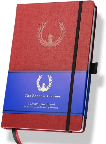 Vista 9 de The Phoenix Planner - El mejor calendario diario y agenda para establecer objetivos, aumentar la felicidad y la productividad, diario de gratitud