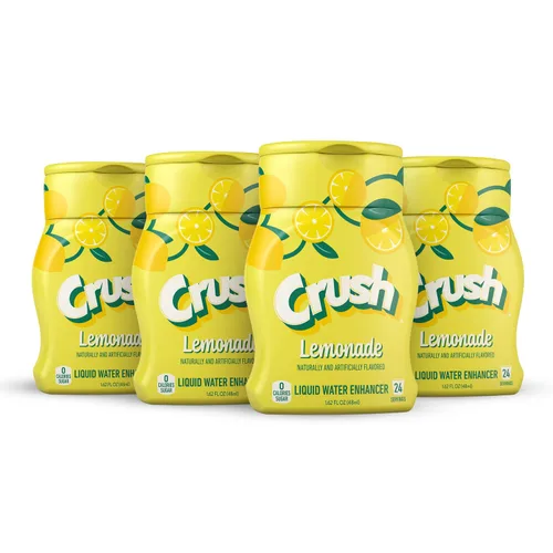 Vista 8 de Crush, Potenciador líquido de uva, ¡nuevo y mejor sabor! (4 botellas, hace 96 bebidas de agua saborizadas), sin azúcar, cero calorías