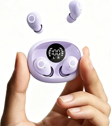 Vista 9 de Mini auriculares invisibles del sueño, pequeños auriculares Skin tone