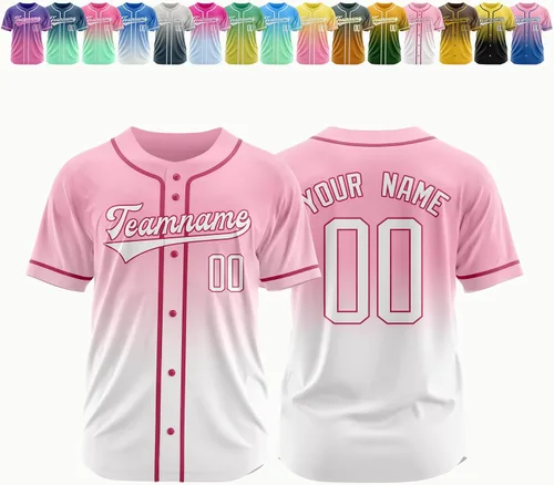 Vista 25 de Camiseta de béisbol personalizada, nombre de béisbol personalizado, logotipo de número, camiseta de béisbol personalizada para hombres, mujeres