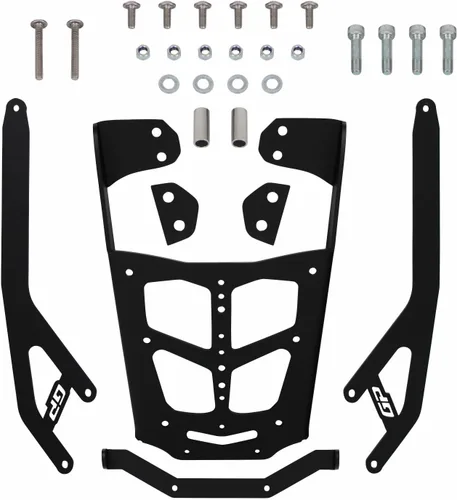 Vista 7 de GP Kompozit Portaequipajes trasero negro compatible con Bajaj Dominar 250 / Dominar 400 2017-2023