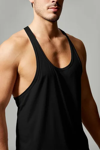 Vista 6 de GYM REVOLUTION Paquete de 5 camisetas sin mangas para hombre, entrenamiento atlético, gimnasio, muscular, culturismo, fitness