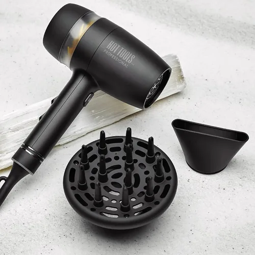 Vista 7 de Hot Tools Pro Artist Black Gold Quietair Power Dryer Potente experiencia de secado Zen