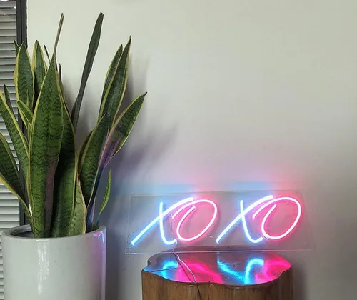 Vista 12 de Letrero de luz de neón LED con luces nocturnas funciona con USB, letrero decorativo de marquesina para bar, pub, tienda, club, garaje, hogar Ahoha
