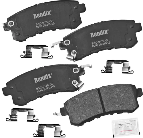 Vista 316 de Bendix Priority1 CFC154 - Juego de pastillas de freno de disco para Avanti II, Century, LeSabre, Regal, Riviera, chasis comercial, DeVille