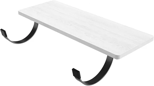 Vista 8 de Y&J Extensor de escritorio para teclado, bandeja de cajón de teclado, soporte de arco, sin perforaciones, perfecto para el dormitorio de la oficina
