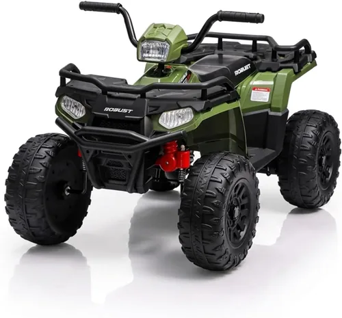 Vista 10 de 24V Kids ATV, coche eléctrico de 2 plazas para niños, paseo en coche de Azul