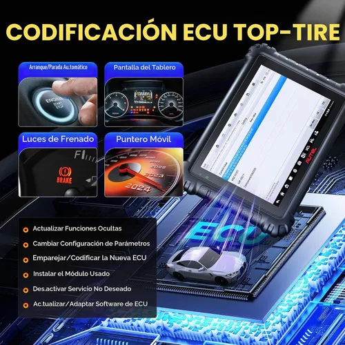 Vista 3 de Autel Scanner MaxiSys MS906 PRO, codificación de ECU y pruebas activas 3K+