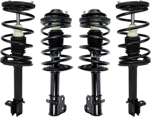 Vista 16 de Detroit Axle - 4 piezas de soportes para Toyota 2004 2005 2006 2007 2008 2009 Prius, soportes delanteros y traseros con resortes helicoidales