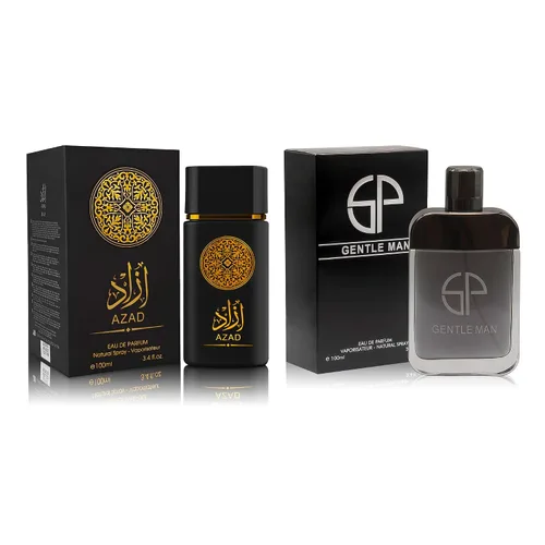 Vista 30 de Set de Perfume para Hombre AZAR, 2 x 100ml Eau de Parfum Fragancia Especiada y Amadeirada con Tabaco, Café y Vainilla Aroma Audaz y Sofisticado