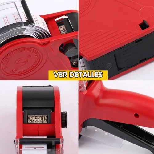 Vista 4 de Kit de máquina etiquetadora de precios, Rojo