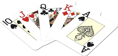 Vista 3 de DA VINCI Palermo, naipes italianos 100% de plástico, juego de 2 barajas con estuche rígido y 2 cartas cortadas (tamaño póquer índice jumbo)
