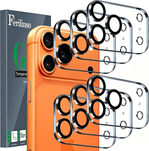 Vista 12 de Ferilinso Paquete de 2 protectores de pantalla mate para iPhone Pro