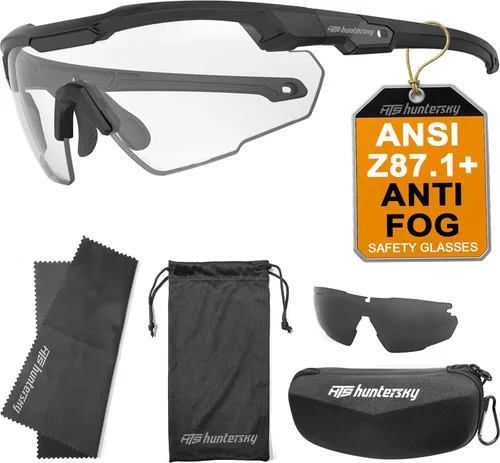 Vista 14 de Gafas de tiro tácticas balísticas ANSI Z87+UV400 gafas protectoras