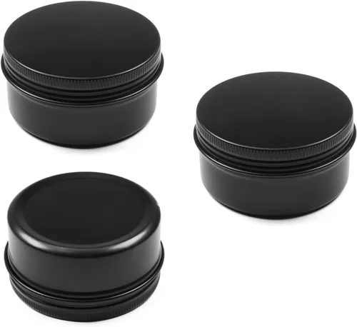 Vista 49 de Othmro Latas redondas de metal de 8.3 onzas, latas de aluminio, contenedores recargables de 8.5 fl oz, botellas de lata con tapa de tornillo