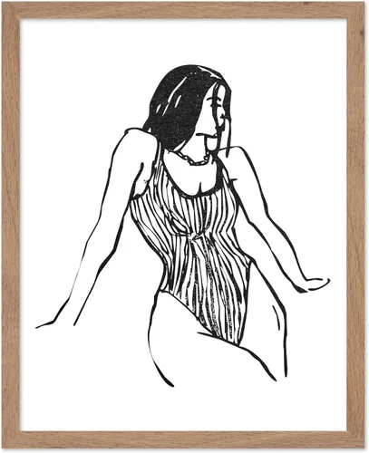 Vista 10 de Poster Master Faces Poster - Retro Women Print - Portrait Art - Sketch Illustration - Abstract Artwork - Woman Design - Chic Boho Design - Great