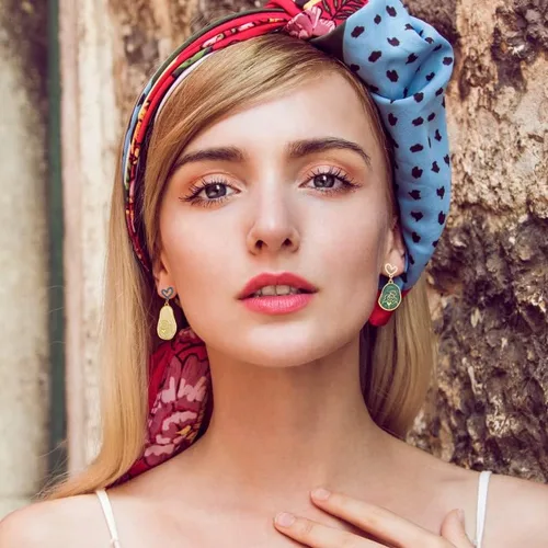 Vista 3 de JK.Sunrise 2 Pairs Trendy Fashion Drop Dangle Statement Women Earrrings Set Multipack Jewelry Gifts for Women Teen Girls