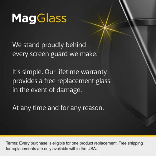 Vista 2 de magglass Screen Protector Compatible with Nintendo Switch OLED (2021) UHD Tempered Glass Guard