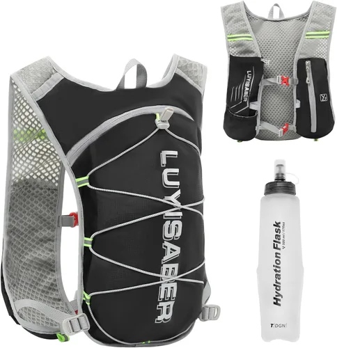 Vista 9 de Azarxis Hiking Hydration Pack 5L Running Backpack Daypack Vest with 2L Water Bladder for Women Men Cycling Biking Trail Race