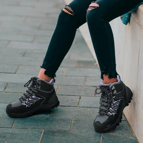 Vista 2 de NORTIV 8 Botas de senderismo impermeables para mujer