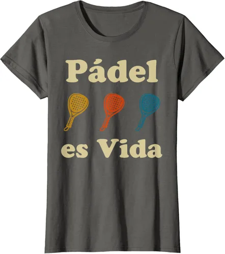 Vista 10 de Padel ES Vida Player Sport Life in Spanish En Espanol Men's T-Shirt