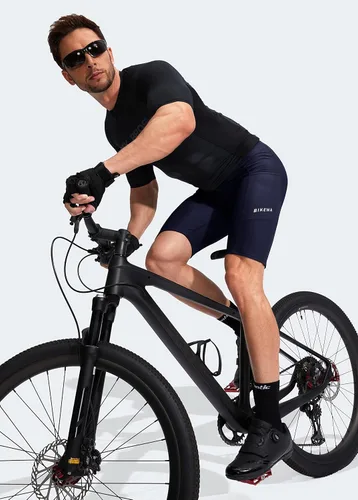 Vista 6 de Pantalones cortos de ciclismo para hombre con acolchado 3D para ciclismo de carretera, ciclismo de montaña, ciclismo UPF 50+, bolsillos