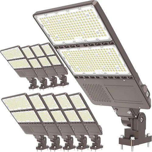 Vista 12 de Luz LED para estacionamiento con certificación UL, 150 W, 120 W, 90 W, ajustable, con fotocélula de 22500 lm, caja de zapatos, luces de inundación