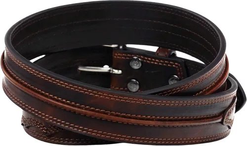 Vista 3 de Ariat Cinturón Western de cuero envejecido para hombre