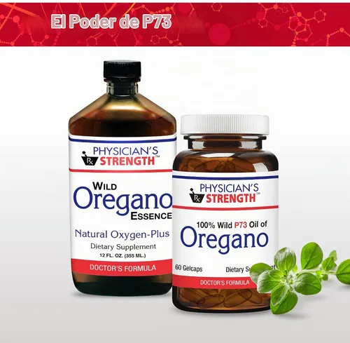 Vista 5 de Physician's Strength Aceite silvestre de orégano - 60 cápsulas de gel - Sin OMG - 60 porciones