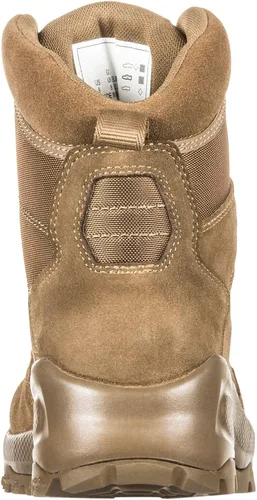 Vista 4 de 5.11 ATAC 2.0 - Botas militares tácticas para hombre, estilo 12402, color coyote oscuro