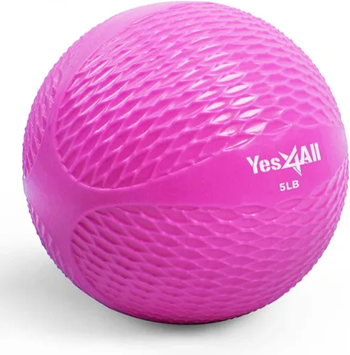 Vista 17 de Yes4All - Bolas de tonificación con peso para ejercicio, bolas medicinales suaves para ejercicio, pilates, yoga, equilibrio, flexibilidad, 2-10