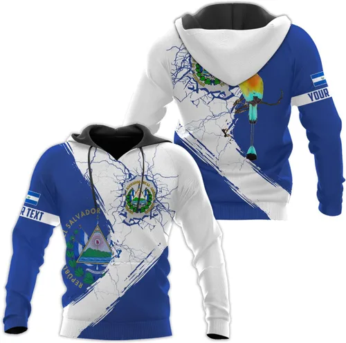 Vista 5 de Camisa personalizada de El Salvador Camiseta personalizada con la bandera de El Salvador para hombres, mujeres, regalo del orgullo salvadoreño de El