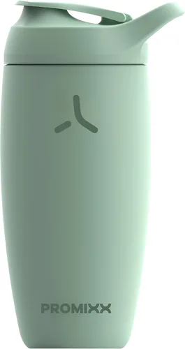 Vista 9 de Promixx Pursuit Botella Agitadora Aislada de Acero Inoxidable Botella de Agua y Vaso Agitador, 18 onzas, Coral