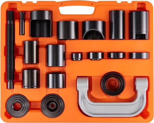 Vista 11 de VEVOR Kit de prensa de rótula, juego de herramientas de 10 piezas, herramientas de C-Press para quitar e instalar rótulas, para la mayoría de coches