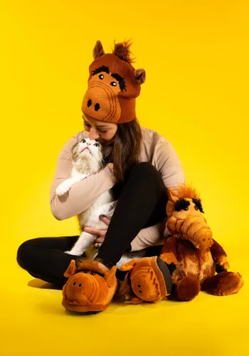 Vista 3 de Pantuflas de Peluche Alf para Adultos Multicolor