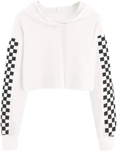 Vista 2 de Meikulo Conjunto de 2 piezas para niñas, sudaderas con capucha y pantalones deportivos de manga larga