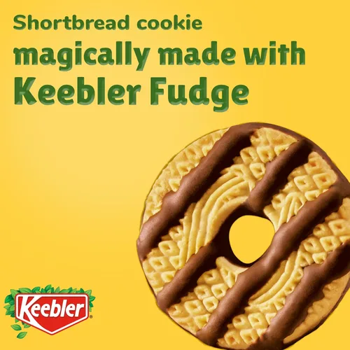 Vista 7 de Keebler Fudge Stripes Original Cookies Tamaño Familiar 17.3 onzas