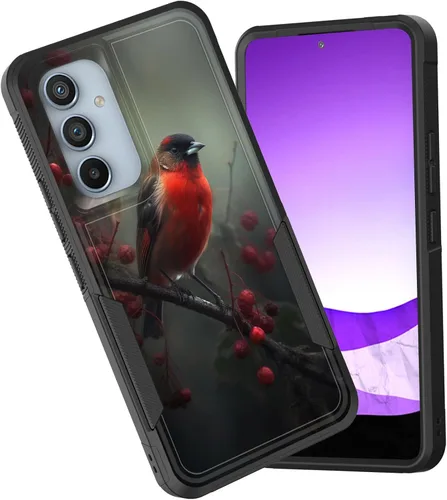 Vista 72 de Funda protectora para Galaxy A13 5G, doble capa híbrida resistente a prueba de golpes, policarbonato duro, silicona suave, TPU, funda protectora