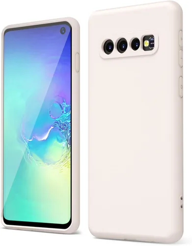 Vista 64 de oakxco Funda para teléfono Samsung Galaxy S8 de silicona líquida, delgada y fina de gel de goma suave TPU cubierta protectora simple llana